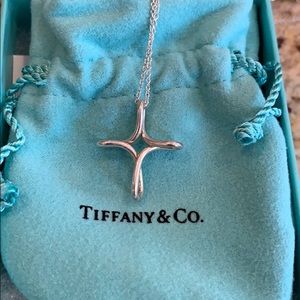 Tiffany’s: infinity cross necklace